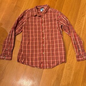 Columbia Men's Plaid Long Sleeved Shirt Size Large Tall casual, hiking, outdoors